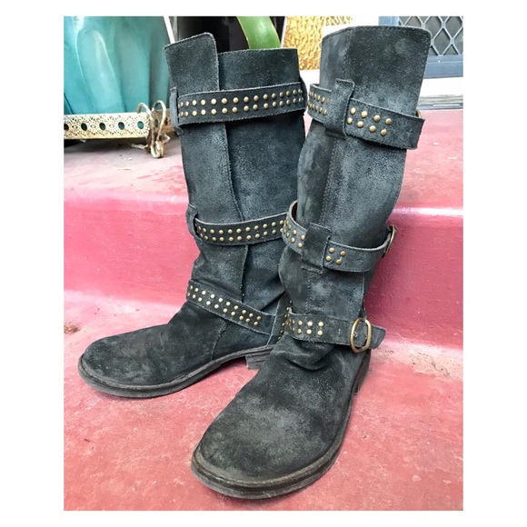 RARE Fiorentini Baker Stud Eternity Boots 7.5 8 - Picture 2 of 8